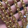 10x12 MM Halka Altın Kaplama Takı Zinciri - Görsel 3