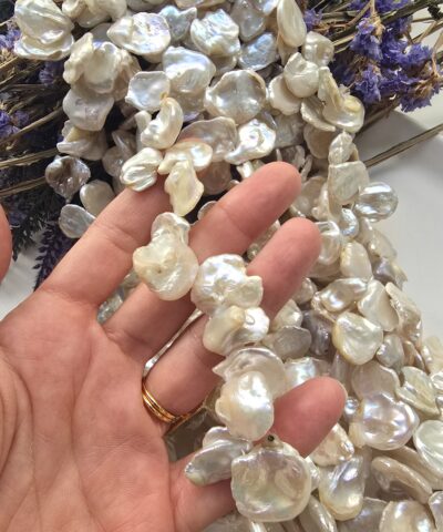 18 MM Amorf Kaşık Barok Doğal İnci