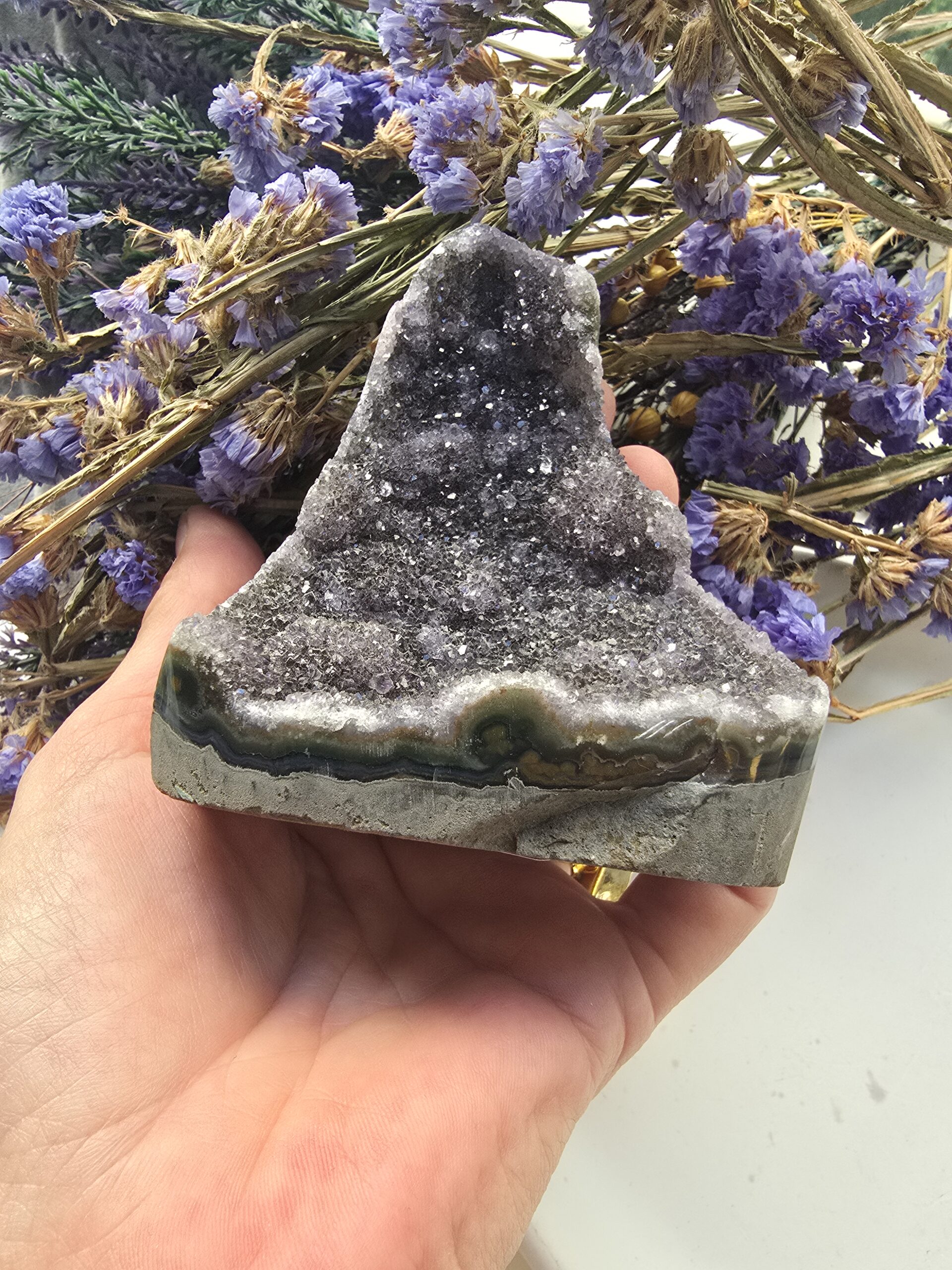 400 Gram Doğal Kayaç Kütle Ametist Taşı - Görsel 2