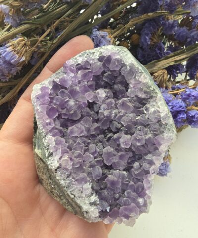 300 Gram Doğal Kayaç Kütle Ametist Taşı