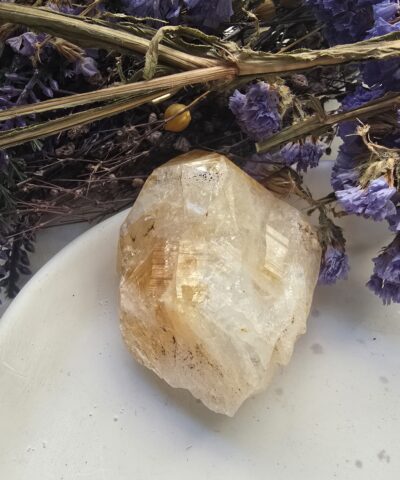 90 Gram Doğal Kayaç Kütle Sitrin Taşı