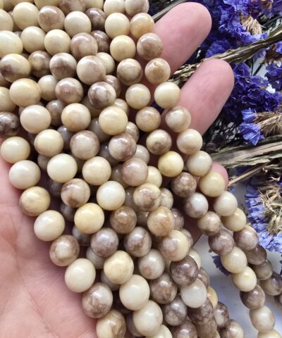 8 MM Küre Kemik Ceyt Kuvars Taşı