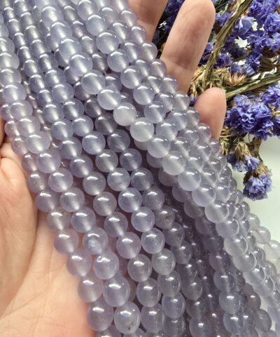 8 MM Küre Kalsedon Ceyt Kuvars Taşı