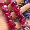 15x10 MM Petek Rondela Fujya Akik Taşı - Görsel 2