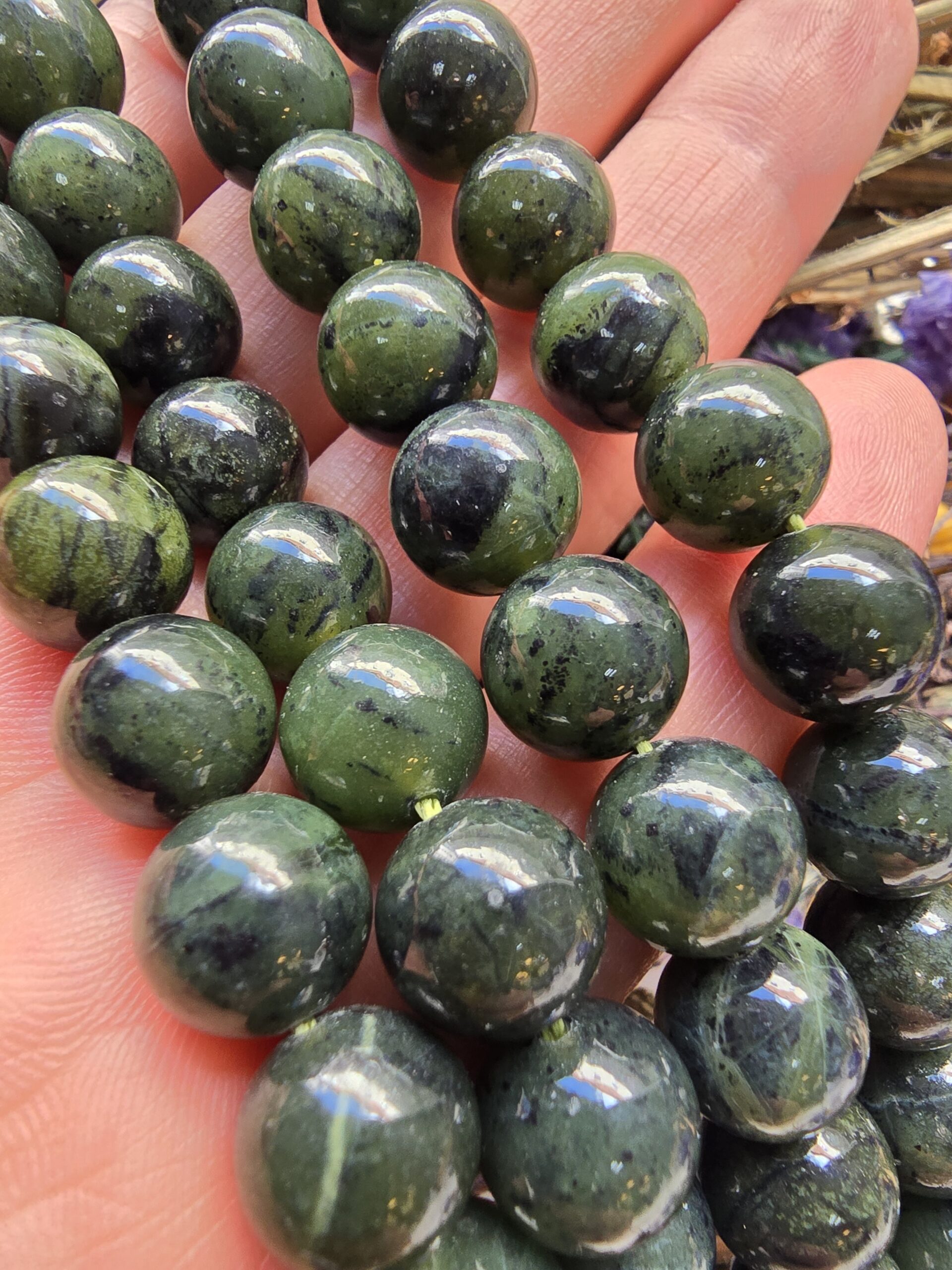 10 MM 5A Doğal Yeşim Taşı Dizi - Görsel 2