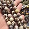 10 MM Faset Kesim Zebra Jasper Taşı