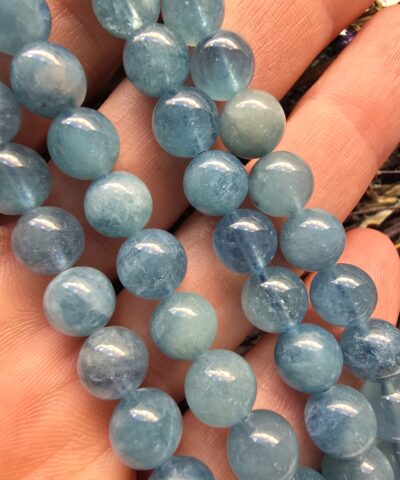 8 MM 7A Premium Akuamarin Doğal Taş