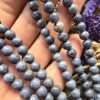 6 MM Küre Mavi Mercan Doğal Taşı - Görsel 2