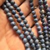 6 MM Küre Mavi Mercan Doğal Taşı - Görsel 3