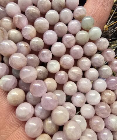 6 MM Küre Kunzit Doğal Taş Dizi