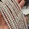 5 MM Premium Oval Doğal Barok İnci - Görsel 2