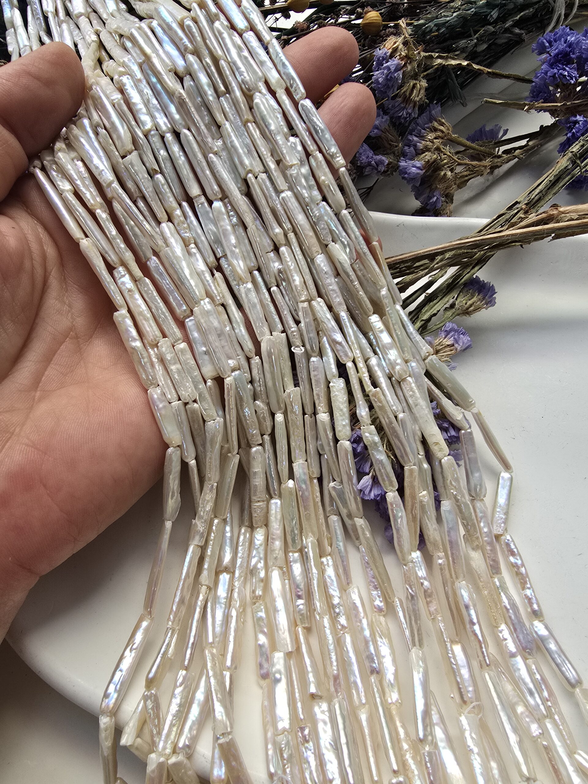 3x20 MM 5A Kuyumcu Tipi Düz Çubuk İnci - Görsel 3
