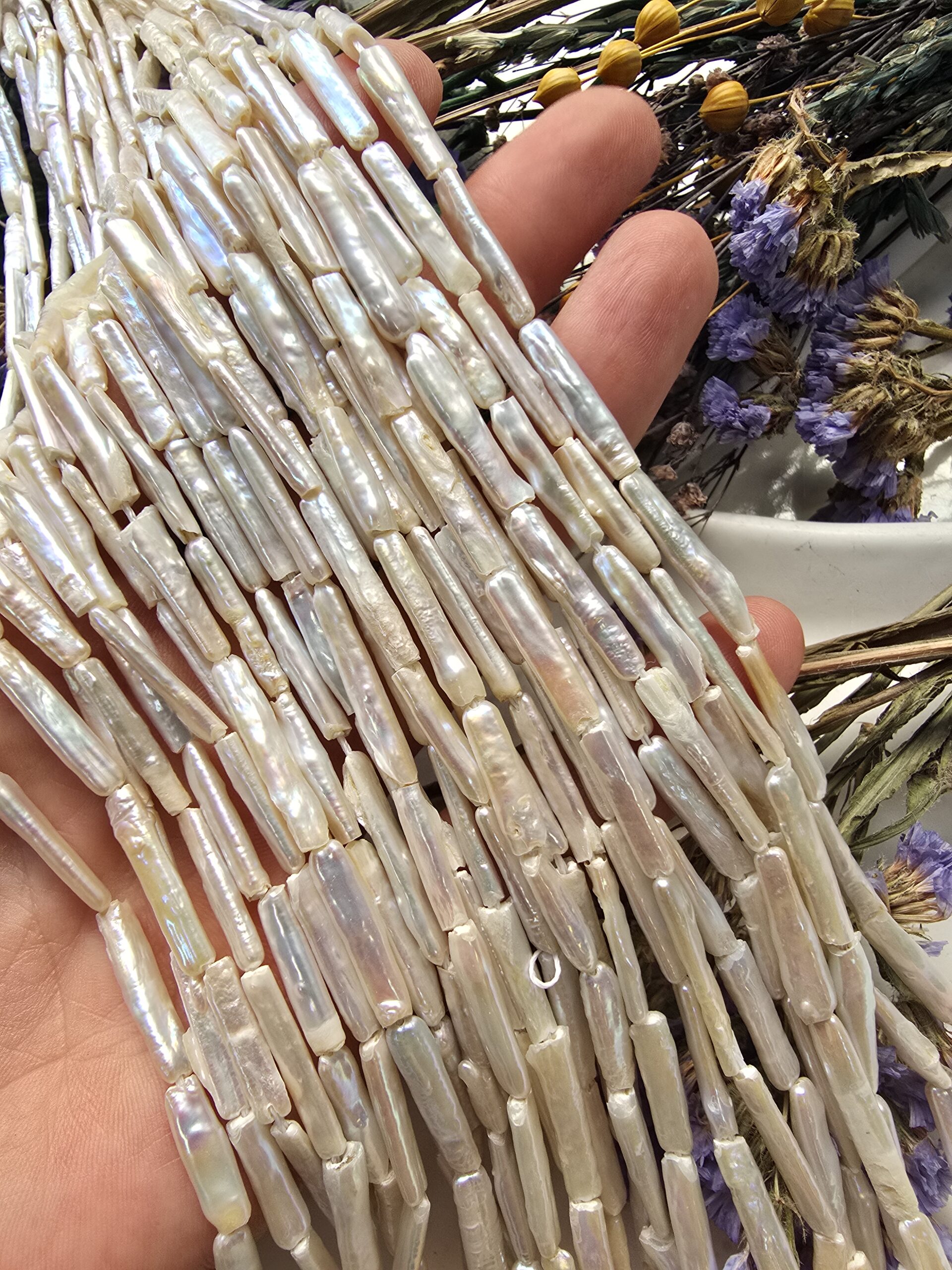 3x20 MM 5A Kuyumcu Tipi Düz Çubuk İnci - Görsel 2