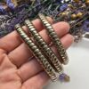 8x3 MM Rondela Soft Gold Hematit Taşı Bileklik - Görsel 2