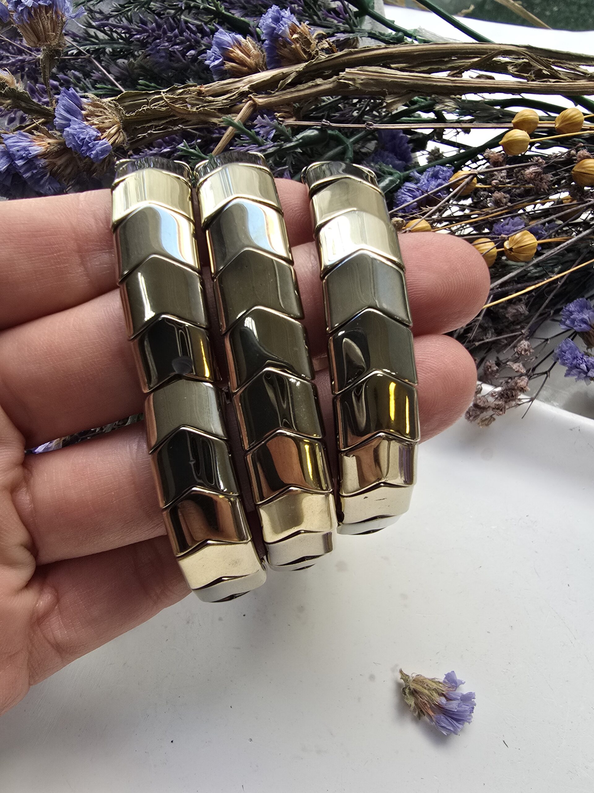 12 MM Çavus Soft Gold Hematit Taşı Bileklik