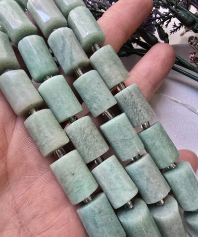 12x16 MM Silindir Amazonit Taşı