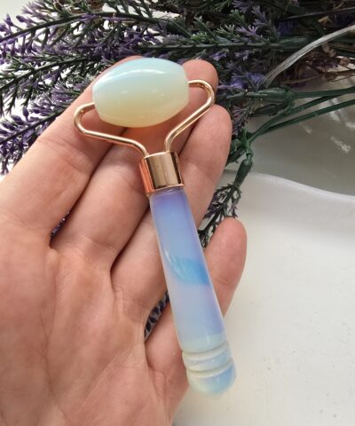 Mini Bakır Kasa Roller Opal Taşı Masaj Aleti
