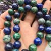 12 MM Küre Azurit Doğal Taş Dizi