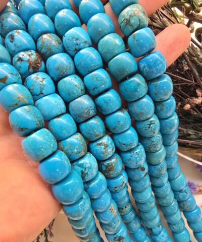 12x8 MM Rondela Turkuaz Taşı