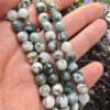 8 MM Faset Yosun Akik Doğal Taş - Görsel 3