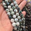 10 MM Faset Yosun Akik Doğal Taş