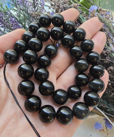 10 MM Küre Silver Obsidyen Taşı