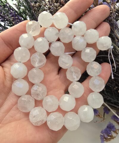 12 MM Faset Kristal Kuvars Taşı - Görsel 3