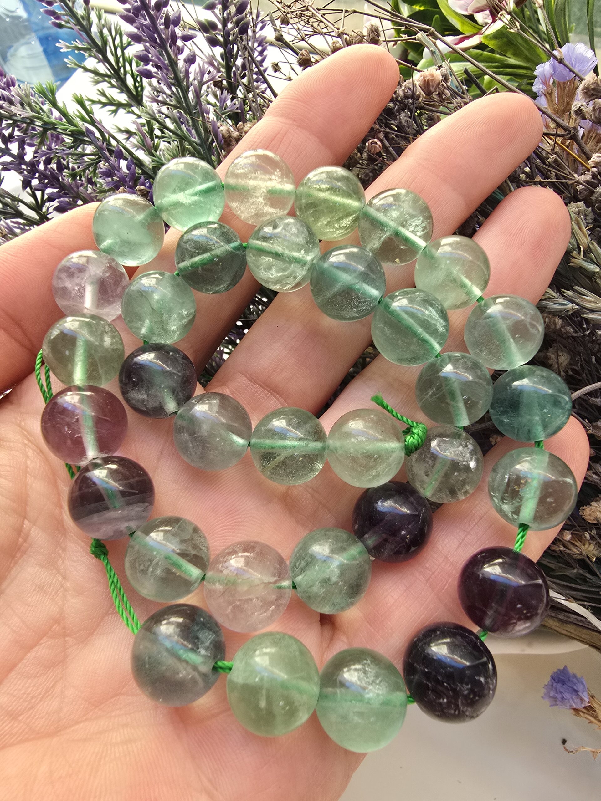 12 MM Dumanlı Küre Florit Taşı - Görsel 3