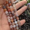 8 MM Faset Kesim Botswana Akik Taşı - Görsel 2