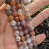 8 MM Faset Kesim Botswana Akik Taşı - Görsel 3