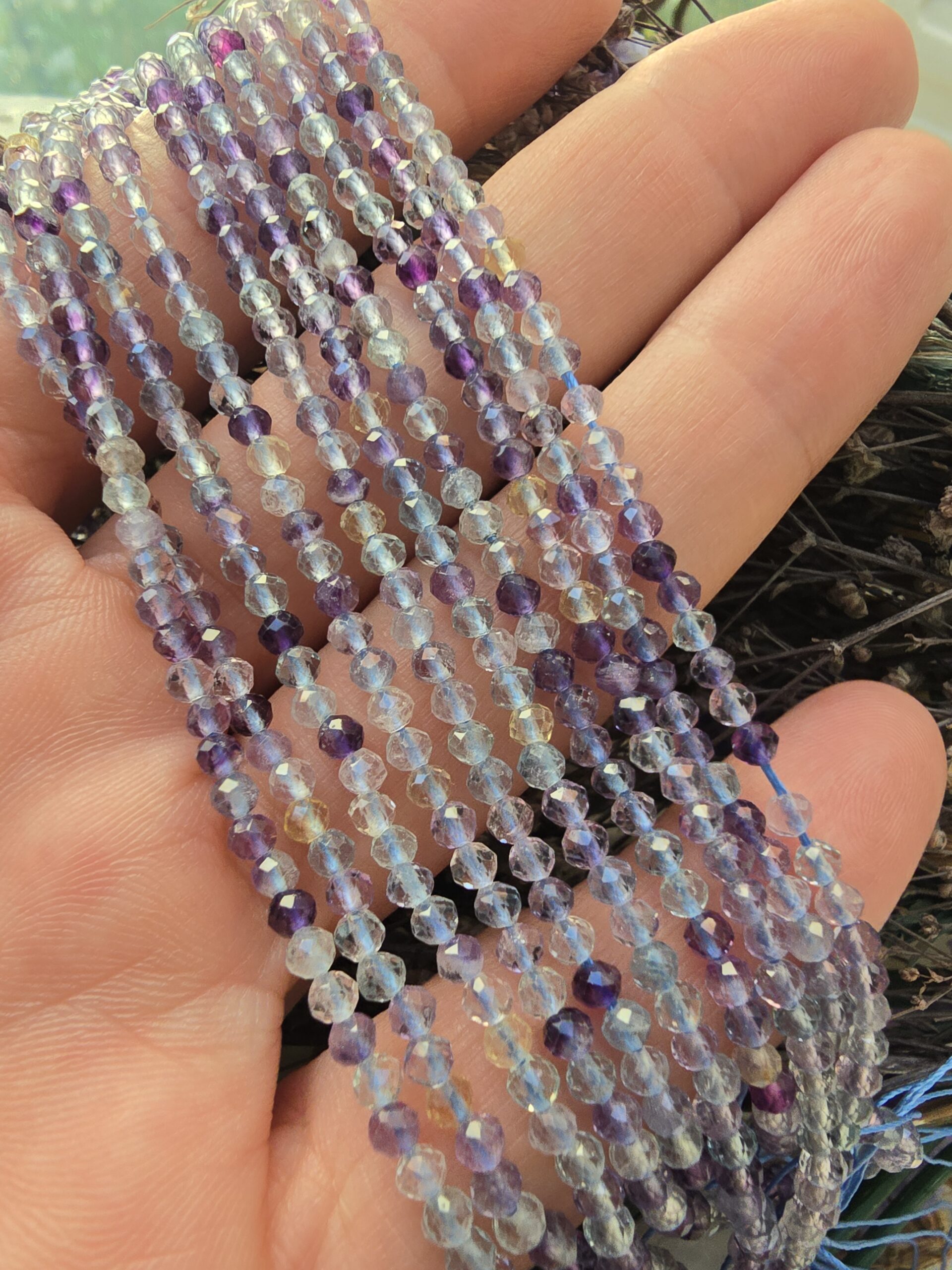 3 MM Faset Kesim Florit Doğal Taş - Görsel 3
