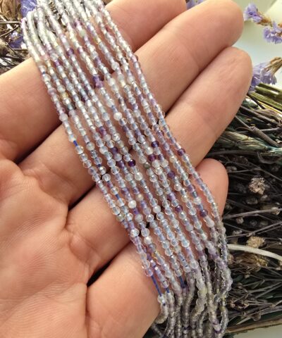 2 MM Fasetli Florit Doğal Taşı