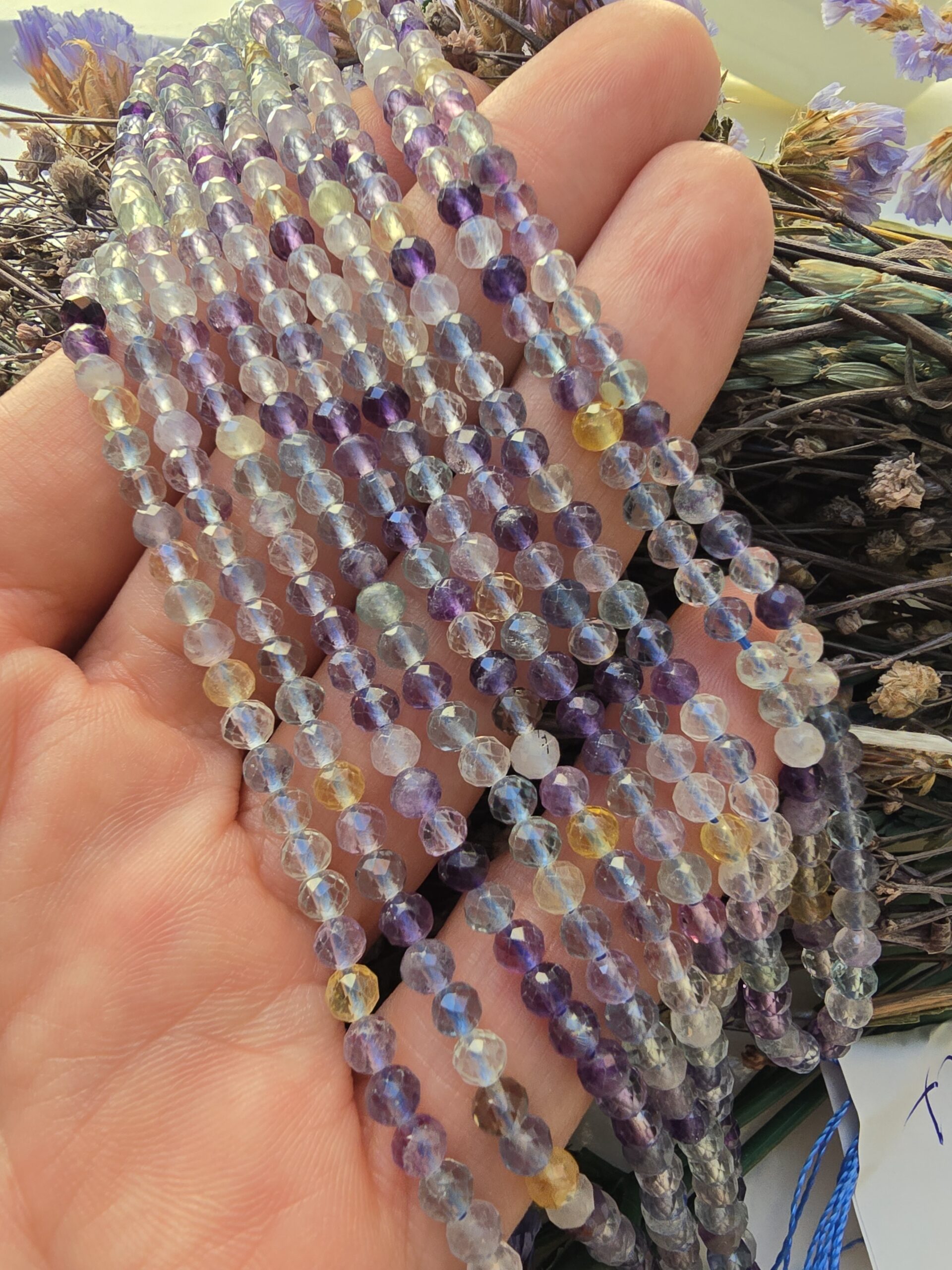 4 MM Faset Kesim Florit Doğal Taş