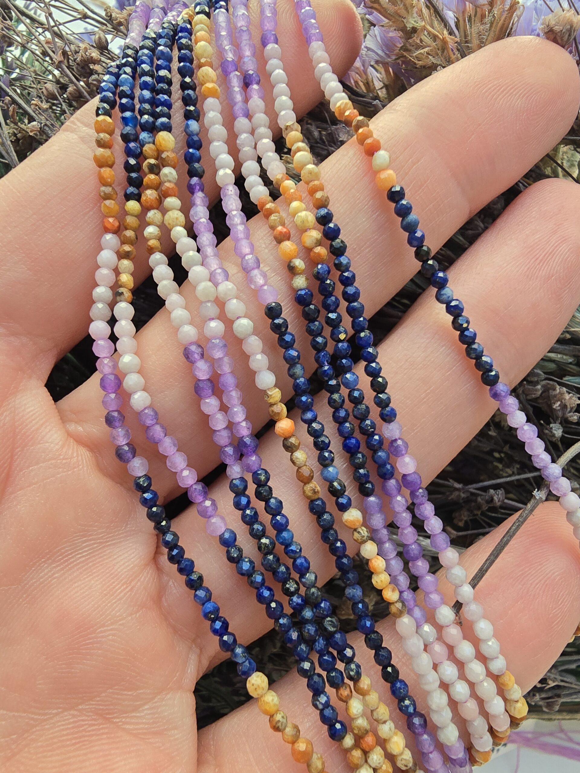 2 MM AAA Faset Mix Çakra Taşı - Görsel 2
