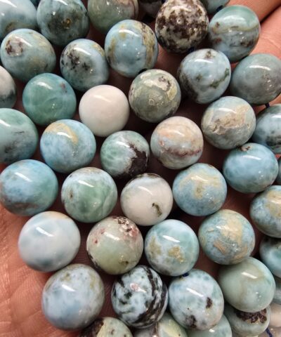 Alternative view of 10 MM Larimar Doğal Taş Dizi
