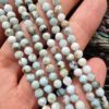 4 MM Faset Larimar Doğal Taş Dizi - Görsel 2