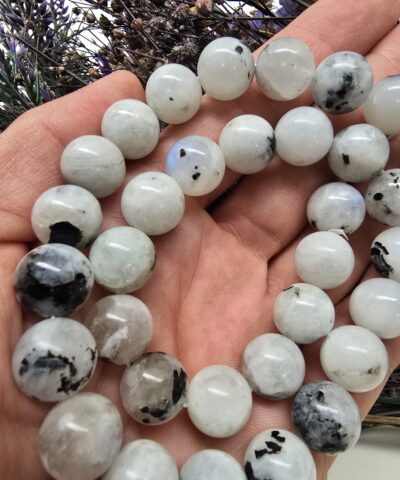 12 MM Küre Benekli Ay Taşı AAA