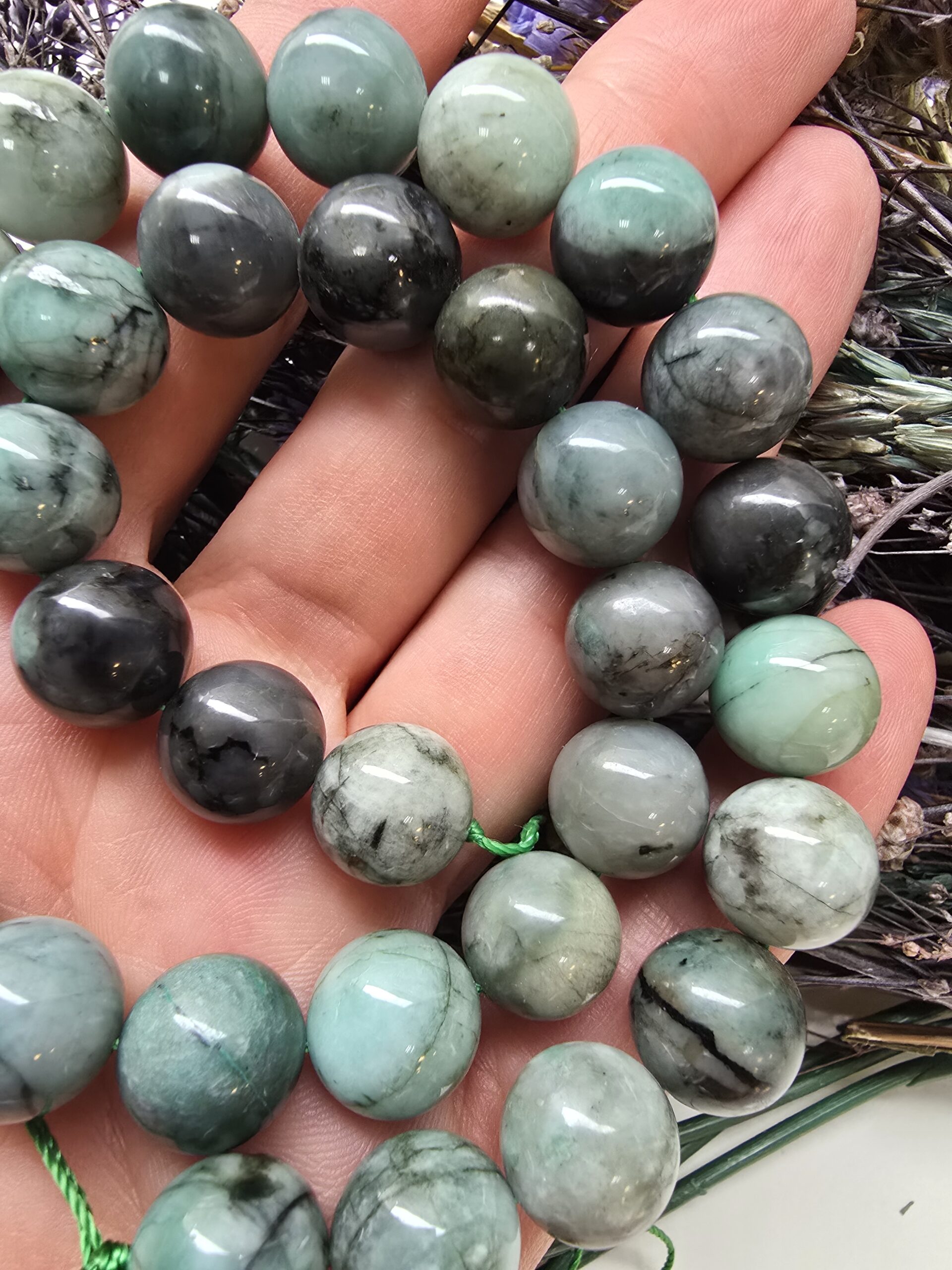 12 MM Küre 5A Zümrüt Taşı - Görsel 3