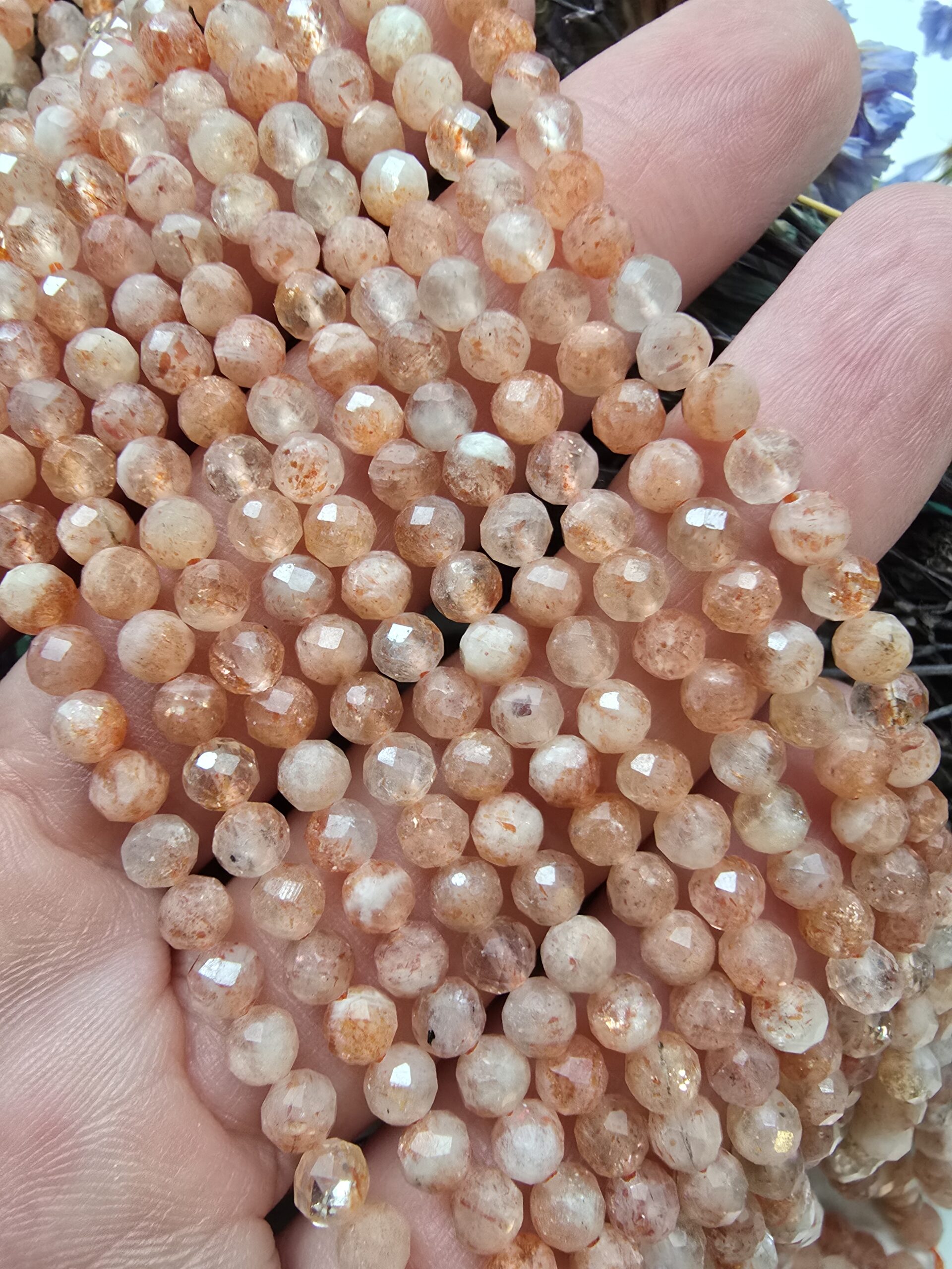 4 MM Faset Güneş Doğal Taş Dizi - Görsel 2