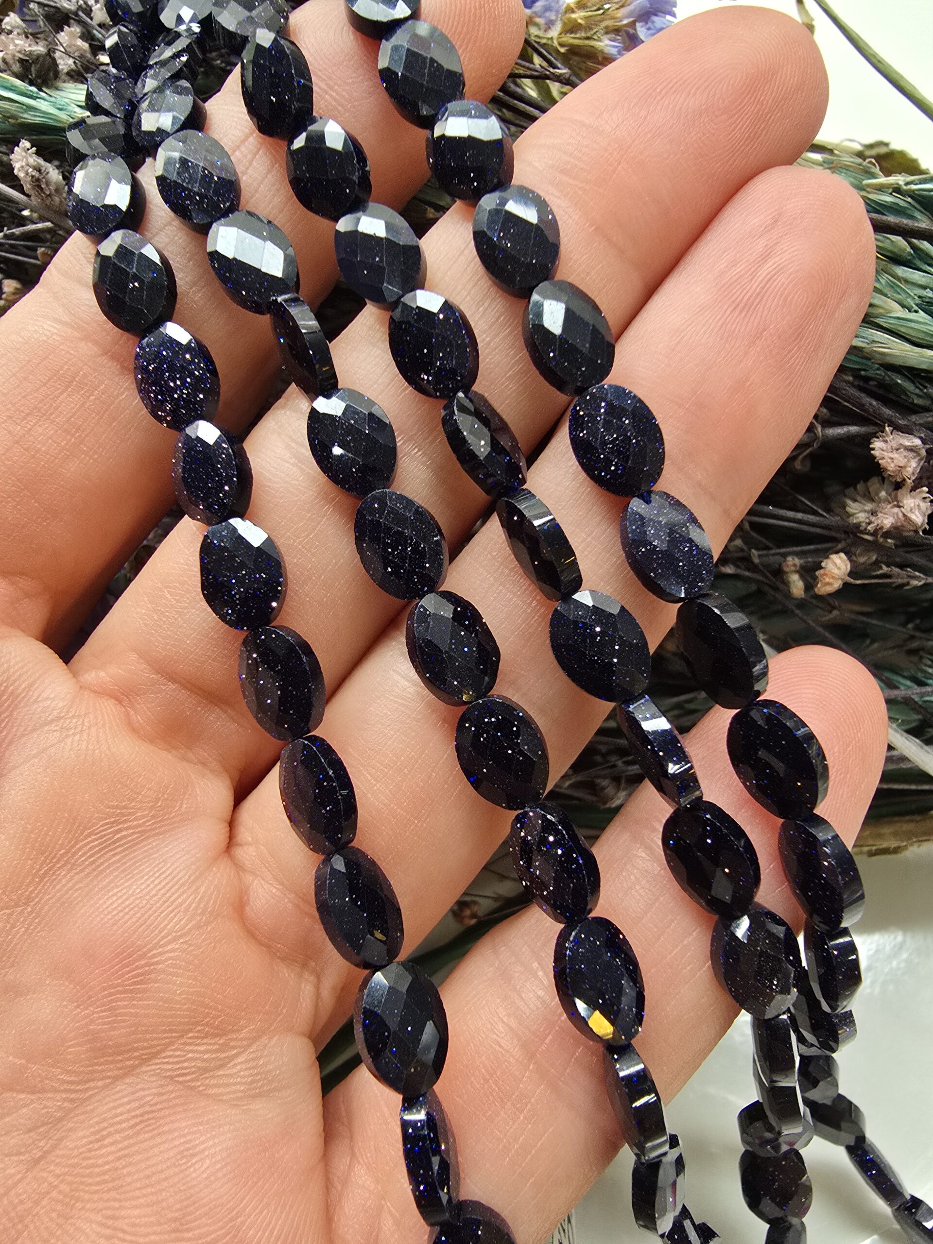 6x8 MM Fasetli Oval Laci Yıldız Taşı