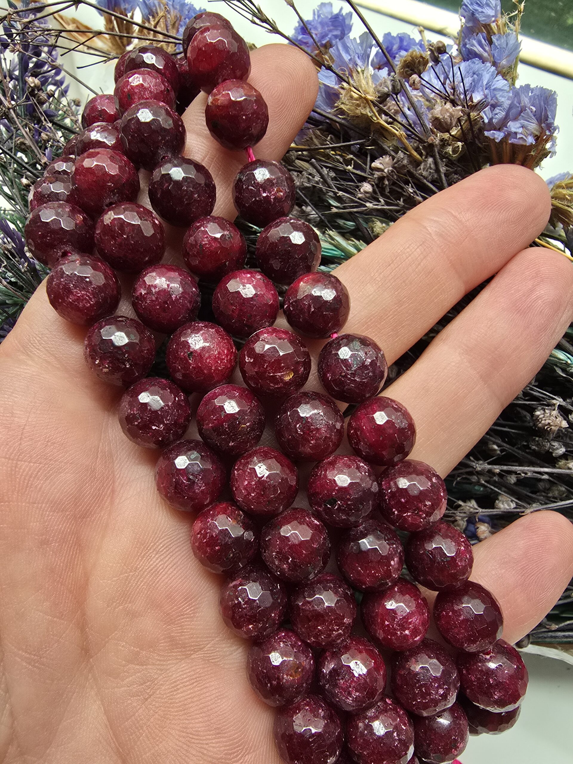 10 MM AAA Elmas Kesim Yakut Doğal Taş - Görsel 3