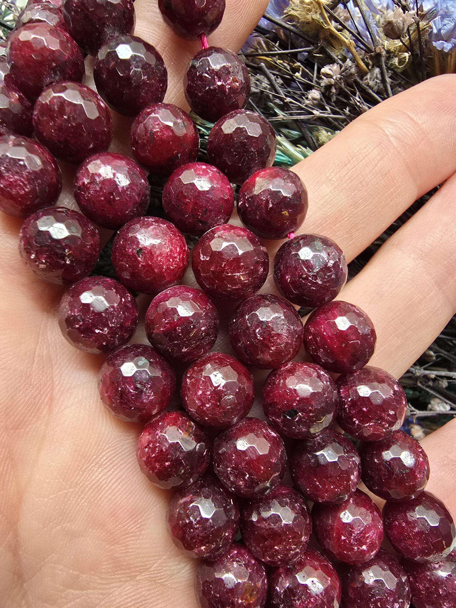 10 MM AAA Elmas Kesim Yakut Doğal Taş - Görsel 2