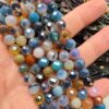 8 MM AAA Faset Mix Candy Akik Taşı - Görsel 2
