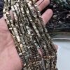 4x2 MM Kare Soft Gold Hematit Doğal Taş - Görsel 2