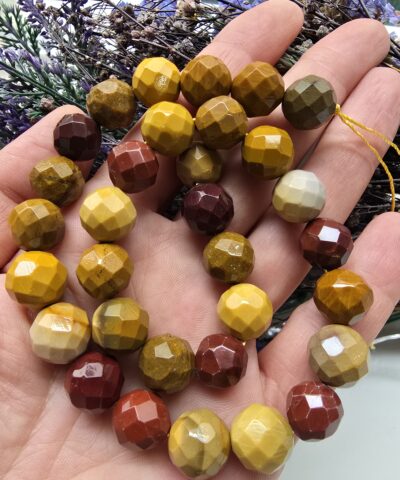Alternative view of 12 MM AAA Faset Makait Jasper Doğal Taş Dizi