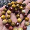 12 MM AAA Faset Makait Jasper Doğal Taş Dizi - Görsel 3