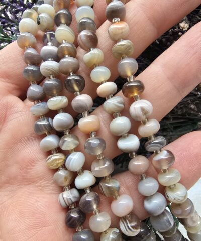 7 MM Botswana Akik Amorf Doğal Taşı