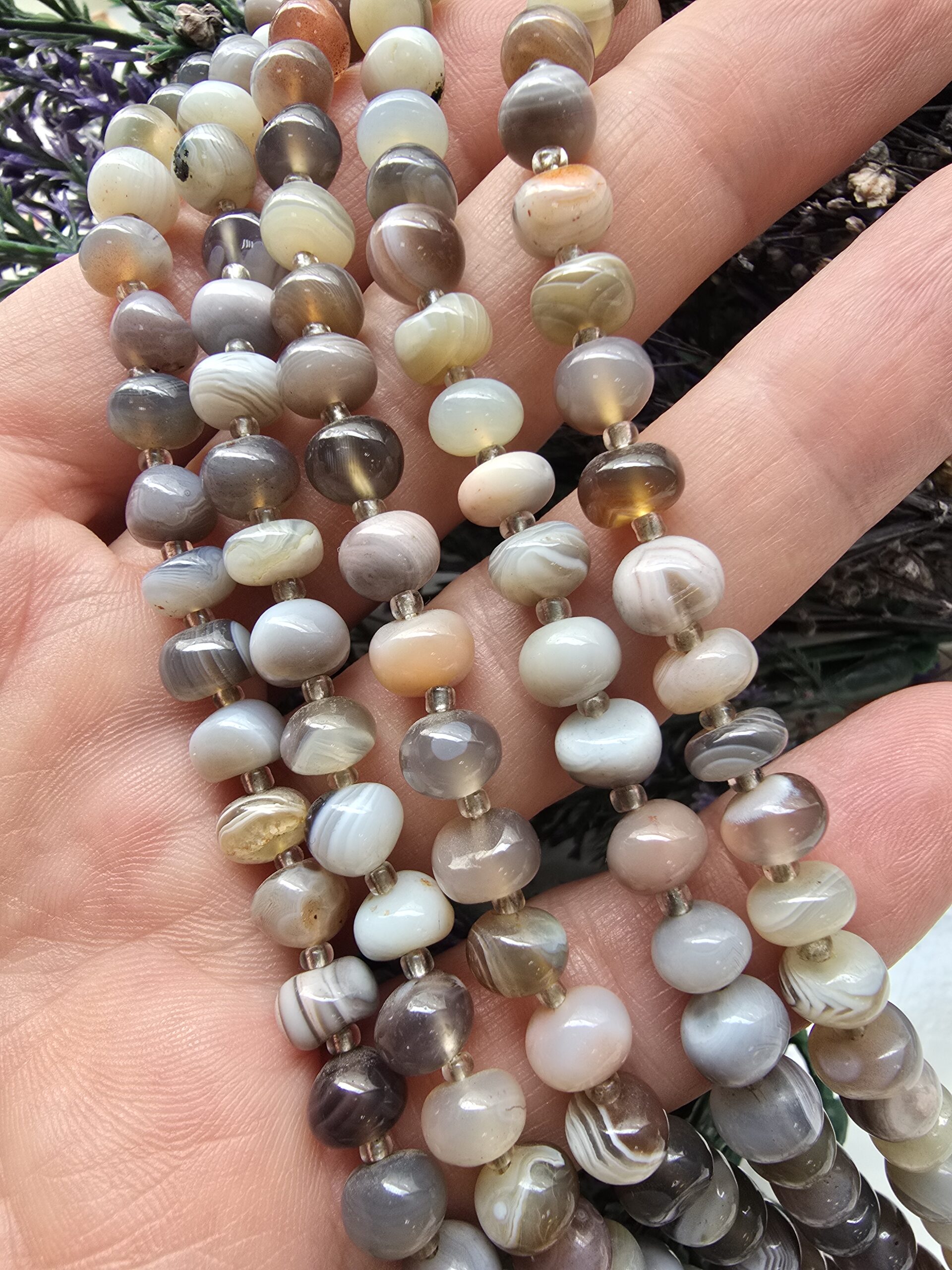7 MM Botswana Akik Amorf Doğal Taşı
