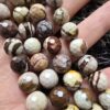 10 MM AAA Faset Desenli Jasper Doğal Taş Dizi - Görsel 2