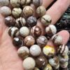 10 MM AAA Faset Desenli Jasper Doğal Taş Dizi